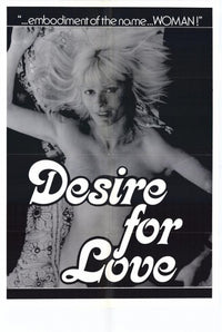 Desire For Love Movie Poster Print showcasing vintage aesthetic and cinematic themes.