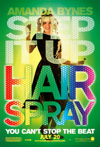 Hairspray Movie Poster Print featuring colorful cast and scenes.