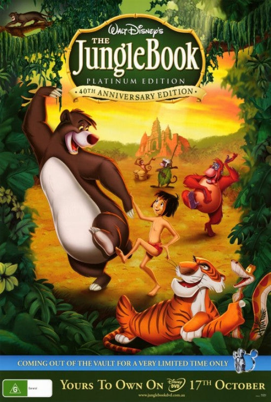 The Jungle Book Movie Poster Print (27x40) | Posterazzi