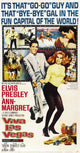Viva Las Vegas Movie Poster Print showcasing vibrant city lights.