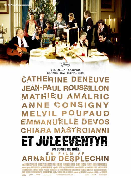 A Christmas Tale Movie Poster Print showcasing festive holiday spirit.