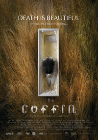 The Coffin Movie Poster Print featuring eerie imagery.