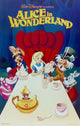 Alice in Wonderland movie poster print featuring vibrant characters and whimsical design.