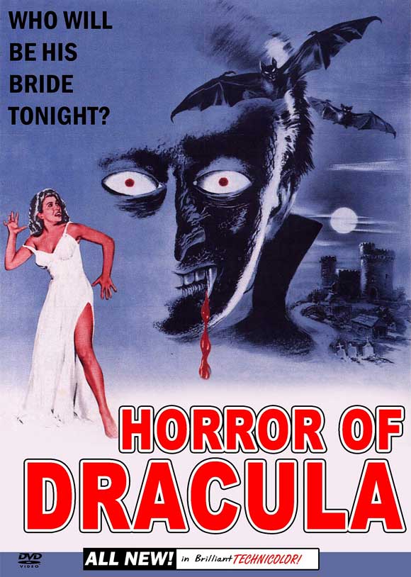 Horror of Dracula Movie Poster Print - Classic Horror Art