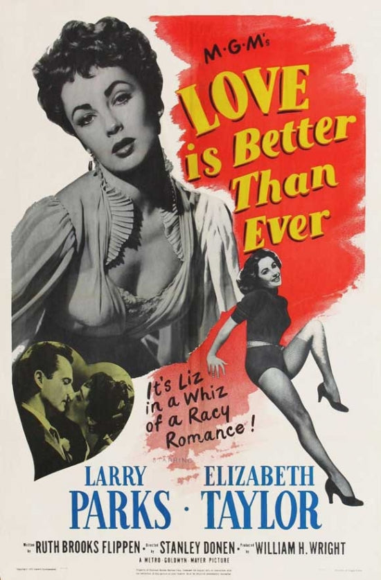 Love is Better Than Ever Movie Poster Print showcasing romantic themes.