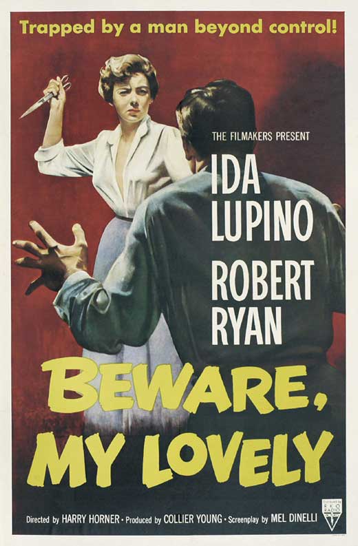 Beware My Lovely Movie Poster Print featuring classic cinema imagery.
