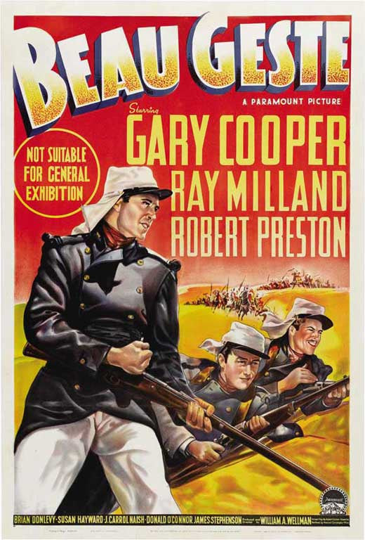 Beau Geste Movie Poster Print (27x40) | Posterazzi