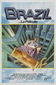 Brazil movie poster print showcasing surreal film art.