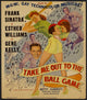 Take Me Out to the Ball Game Movie Poster Print, vibrant baseball artwork