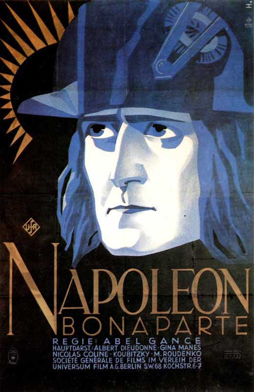 Napoleon Movie Poster Print showcasing historical artwork.