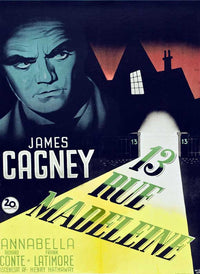 13 Rue Madeleine Movie Poster Print showcasing classic cinema artwork.