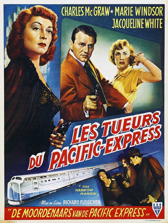 The Narrow Margin Movie Poster Print showcasing classic cinema art.