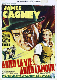 White Heat Movie Poster Print showcasing classic film noir art.