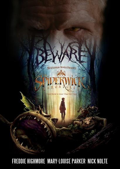 The Spiderwick Chronicles movie poster print featuring enchanting visuals.