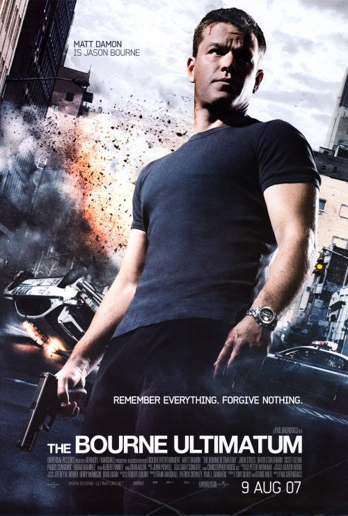 The Bourne Ultimatum Movie Poster Print 27x40 | Posterazzi