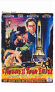 The Man on the Eiffel Tower Movie Poster Print featuring classic film art.