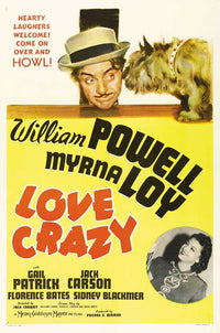 Love Crazy Movie Poster Print showcasing vibrant design and classic film art.