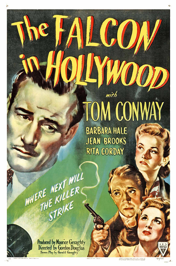 The Falcon in Hollywood Movie Poster Print showcasing classic cinema art.