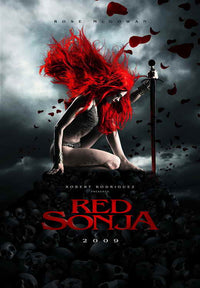 Red Sonja Movie Poster Print featuring the iconic warrior.