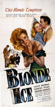 Blonde Ice Movie Poster Print showcasing vintage film art.