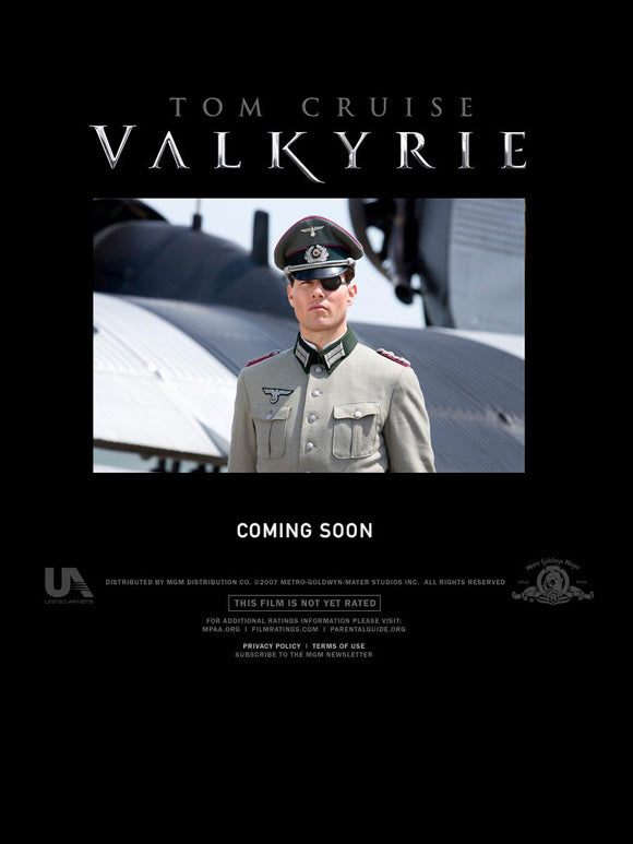 Valkyrie Movie Poster Print showcasing dramatic visuals.