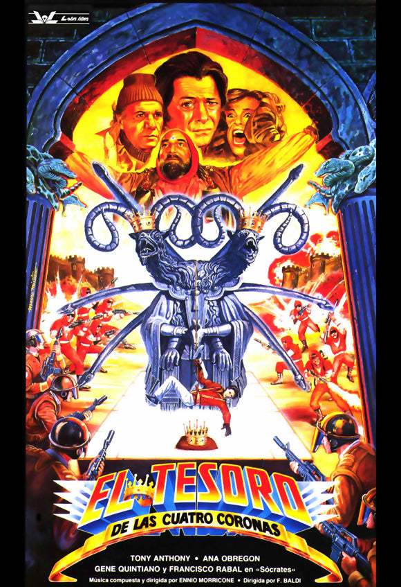 Treasure of the Four Crowns Movie Poster Print showcasing adventure and excitement.
