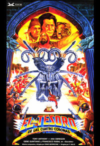 Treasure of the Four Crowns Movie Poster Print showcasing adventure and excitement.