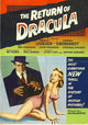 The Return of Dracula Movie Poster Print showcasing vintage horror film art.