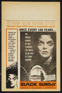 Black Sunday Movie Poster Print featuring iconic cinematic imagery.