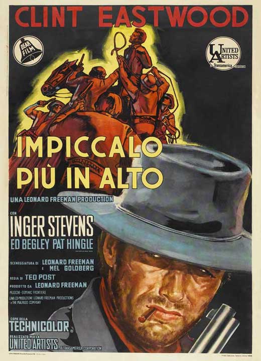 Hang 'Em High Movie Poster Print showcasing classic cinema