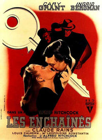 Notorious Movie Poster Print showcasing classic cinema artwork.
