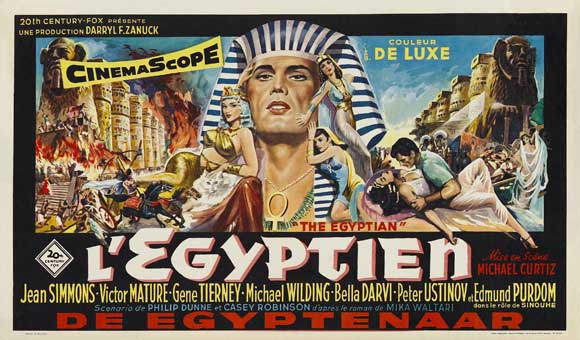Egyptian Movie Poster Print showcasing ancient Egyptian themes.