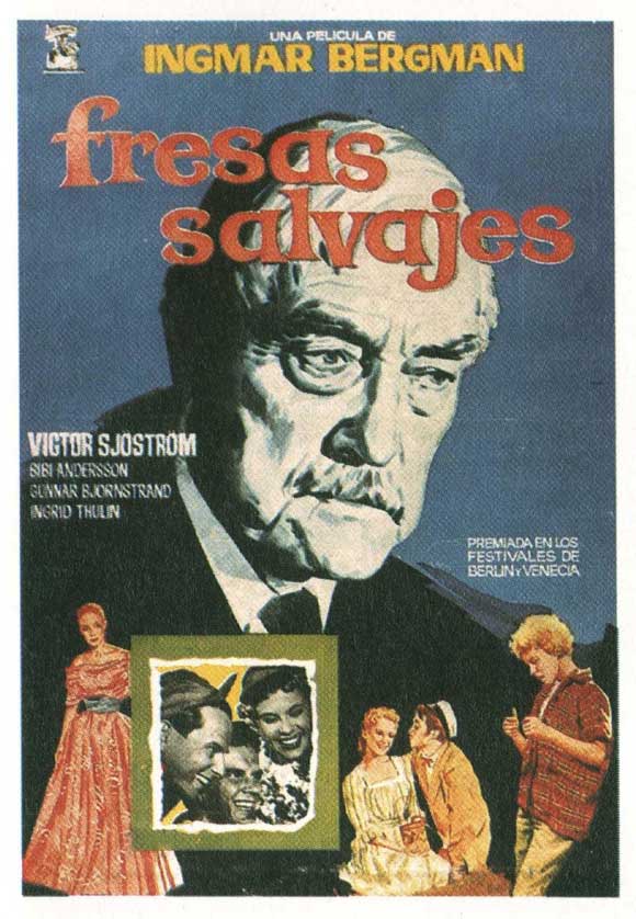 Wild Strawberries Movie Poster Print showcasing classic film art.