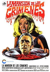 The House that Dripped Blood Movie Poster Print showcasing horror imagery.