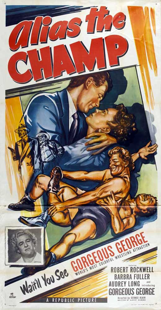 Alias the Champ Movie Poster Print showcasing boxing and cinematic themes.