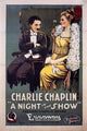 A Night in the Show Movie Poster featuring classic comedy imagery.