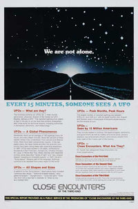 Close Encounters of the Third Kind Movie Poster Print