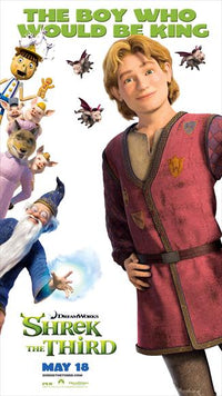Shrek the Third Movie Poster Print featuring colorful animation art.