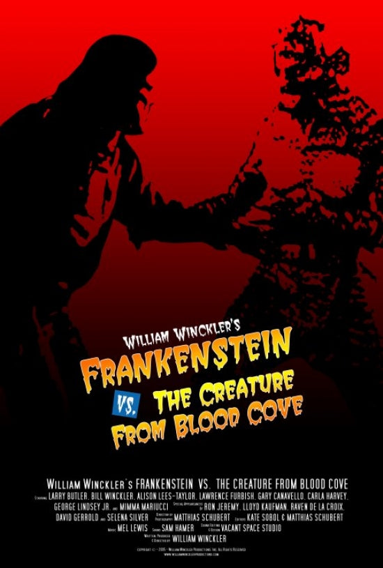 Frankenstein vs. the Creature from Blood Cove movie poster print.