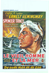 The Old Man and the Sea Movie Poster Print showcasing the iconic tale of adventure.