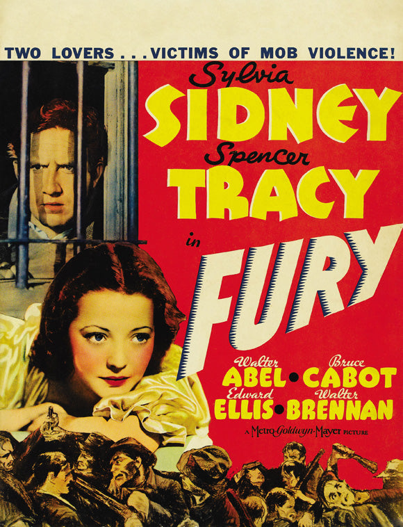 Fury Movie Poster Print showcasing intense war drama imagery.