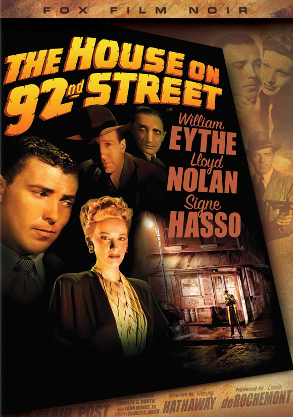 House on 92nd Street Movie Poster Print featuring classic cinema art.