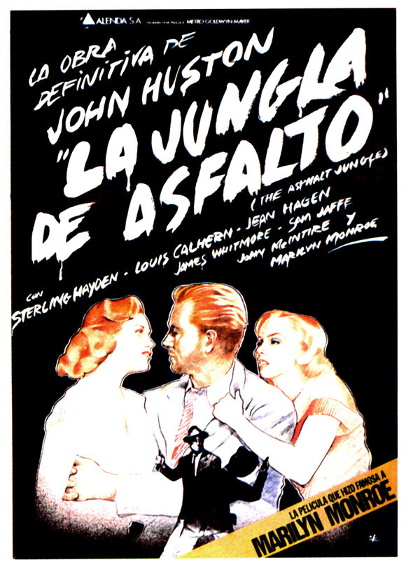 The Asphalt Jungle Movie Poster Print showcasing classic film art.