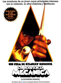 A Clockwork Orange Movie Poster Print featuring iconic imagery