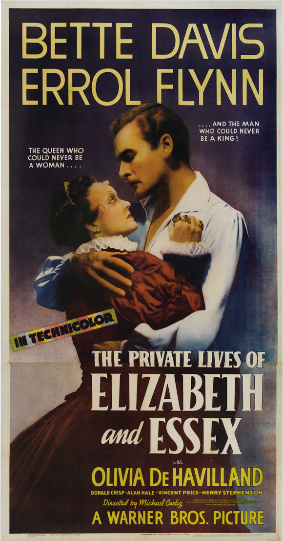 The Private Lives of Elizabeth & Essex Movie Poster Print showcasing classic film imagery.