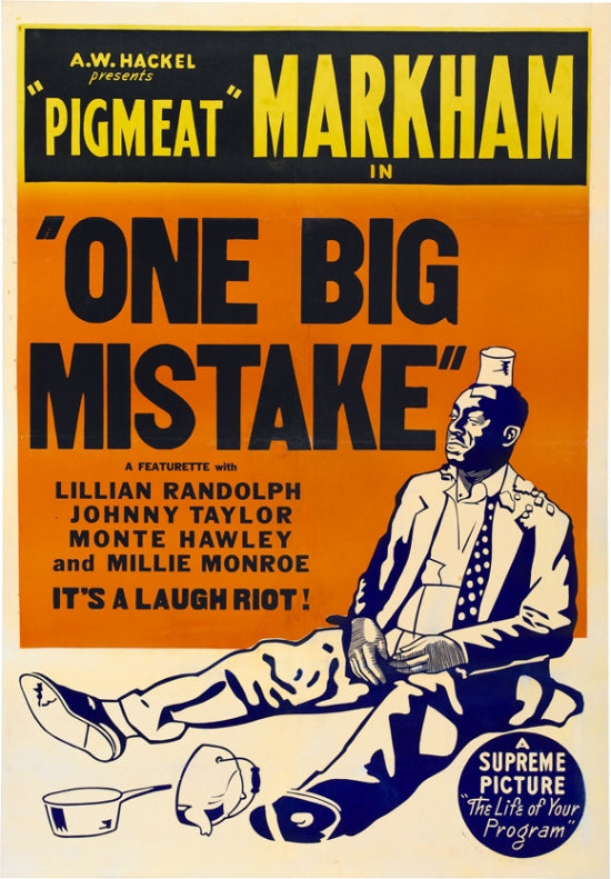 One Big Mistake Movie Poster Print showcasing dramatic film imagery.