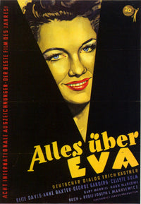 All About Eve Movie Poster Print showcasing classic film art.