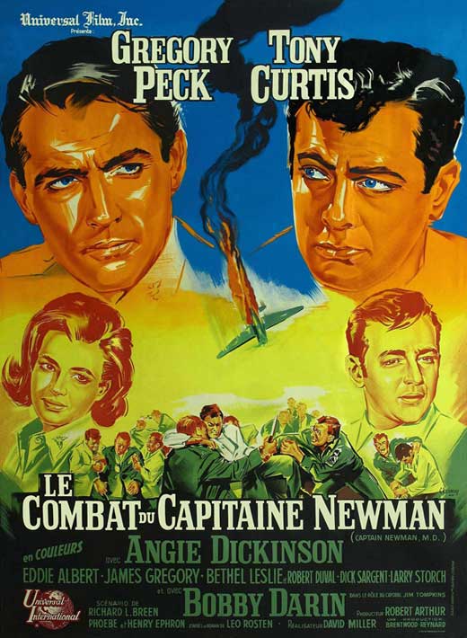 Captain Newman M.D. Movie Poster Print showcasing classic film art.