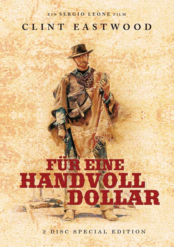A Fistful of Dollars Movie Poster Print showcasing classic film art.