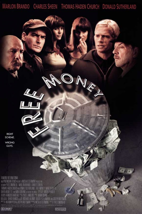 Free Money Movie Poster showcasing vibrant colors and cinematic theme.